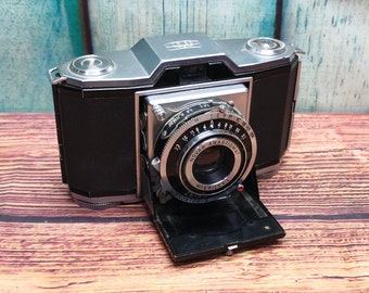 Serviced 1940s Zeiss Ikon Ikonta 522/24 35mm Folding Film Camera - 45mm f3.5 Lens