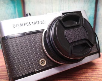 PRICEDROP! Olympus Trip 35 + Selenium + Lens Cap & Hand Strap - Etsy