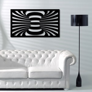Vortex Just An Illusion, Zeitgenössisches Wandkunstbild Haushaltswaren Modernes Acryl-Kunstwerk, 3D Kunstdekoration, Geschenk neues Zuhause