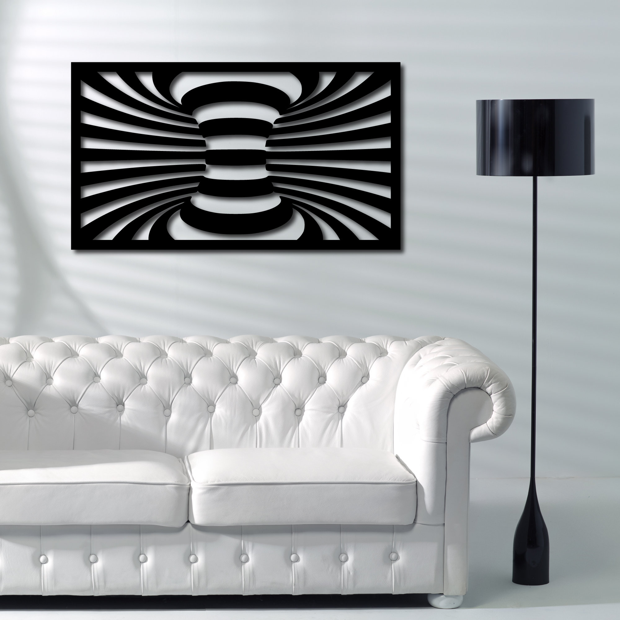 Vortex Just An Illusion, Zeitgenössisches Wandkunstbild Haushaltswaren Modernes Acryl-Kunstwerk, 3D Kunstdekoration, Geschenk neues Zuhause