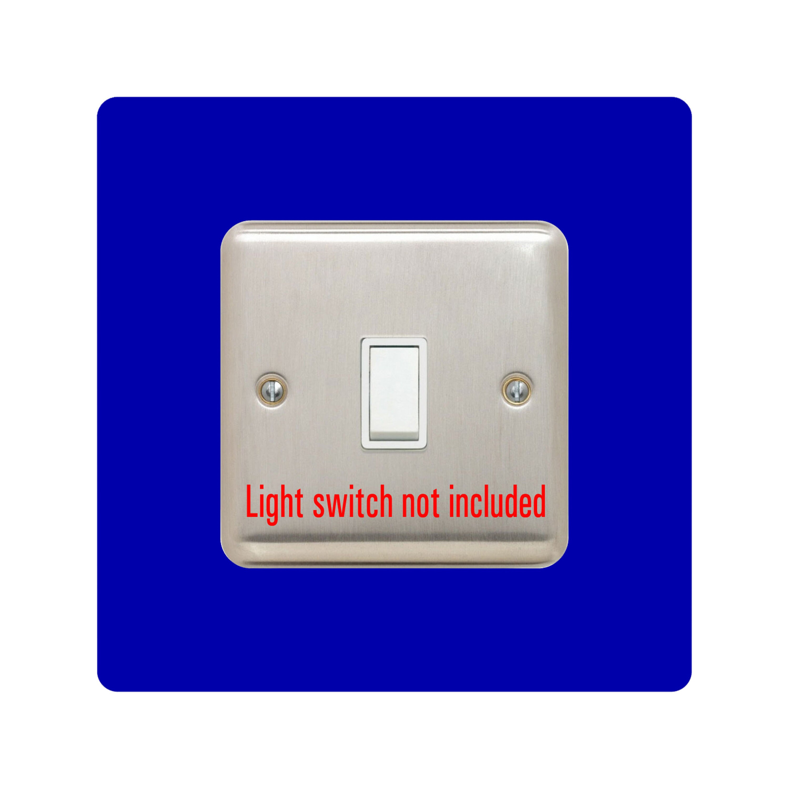 Single LIGHT SWITCH SURROUND Square Acrylic Back Panel or Etsy UK