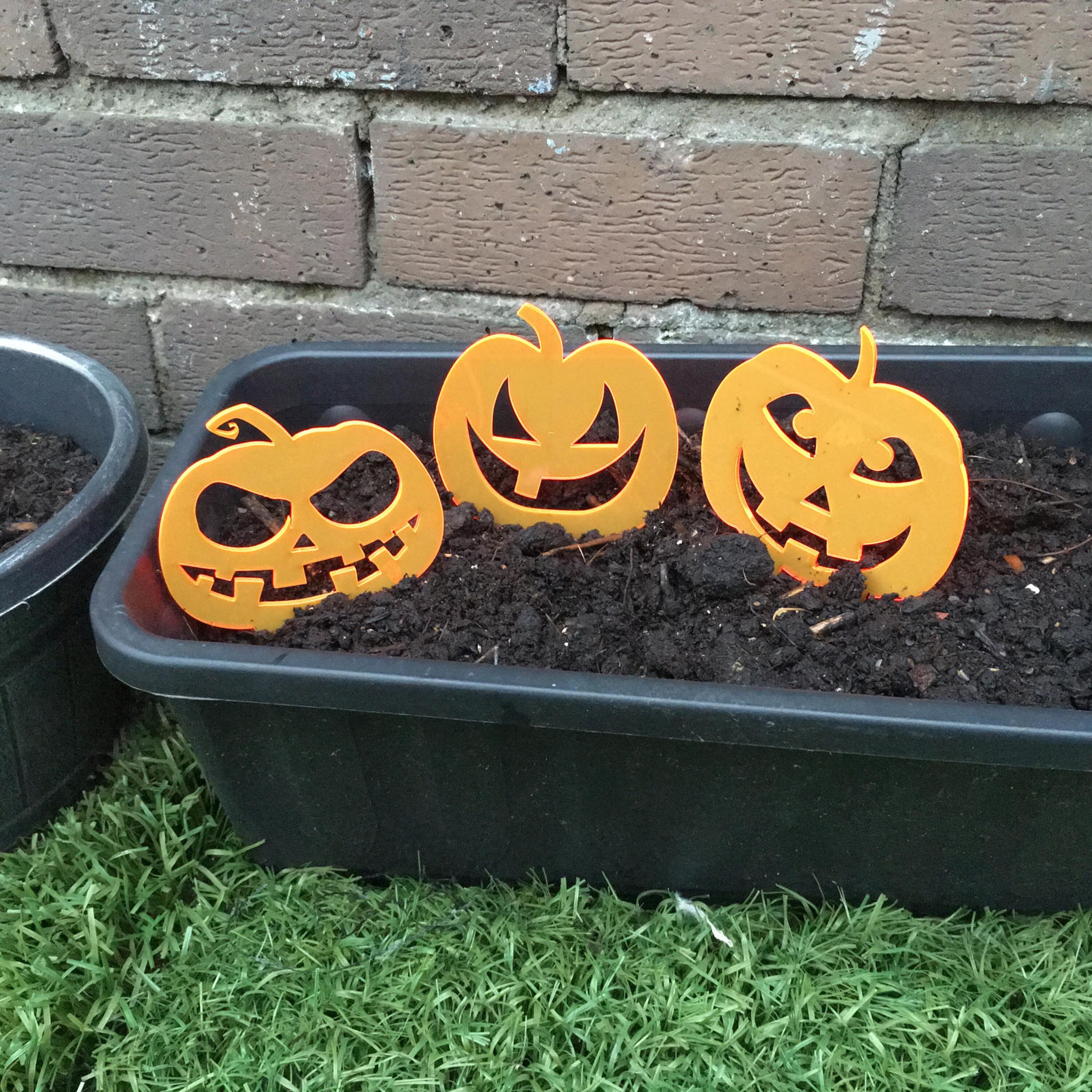 ZAEW Halloween-Gartenflagge Mit Kürbis – 30,5 X 45,7 Cm, Doppelseitig, Aus Leinen, Wetterbeständig