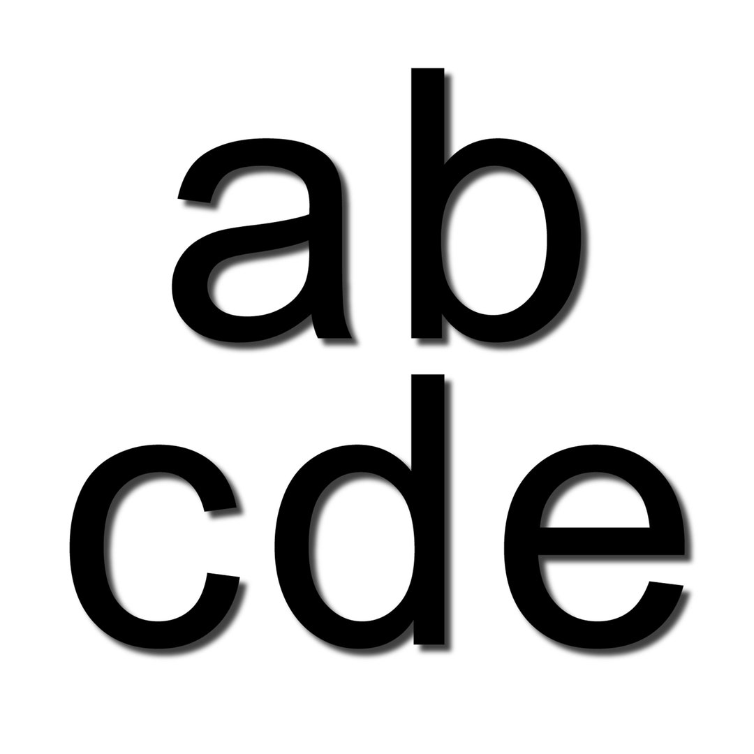 Modern Arial Font Acrylic House Number Letter: Floating Design, Choose ...