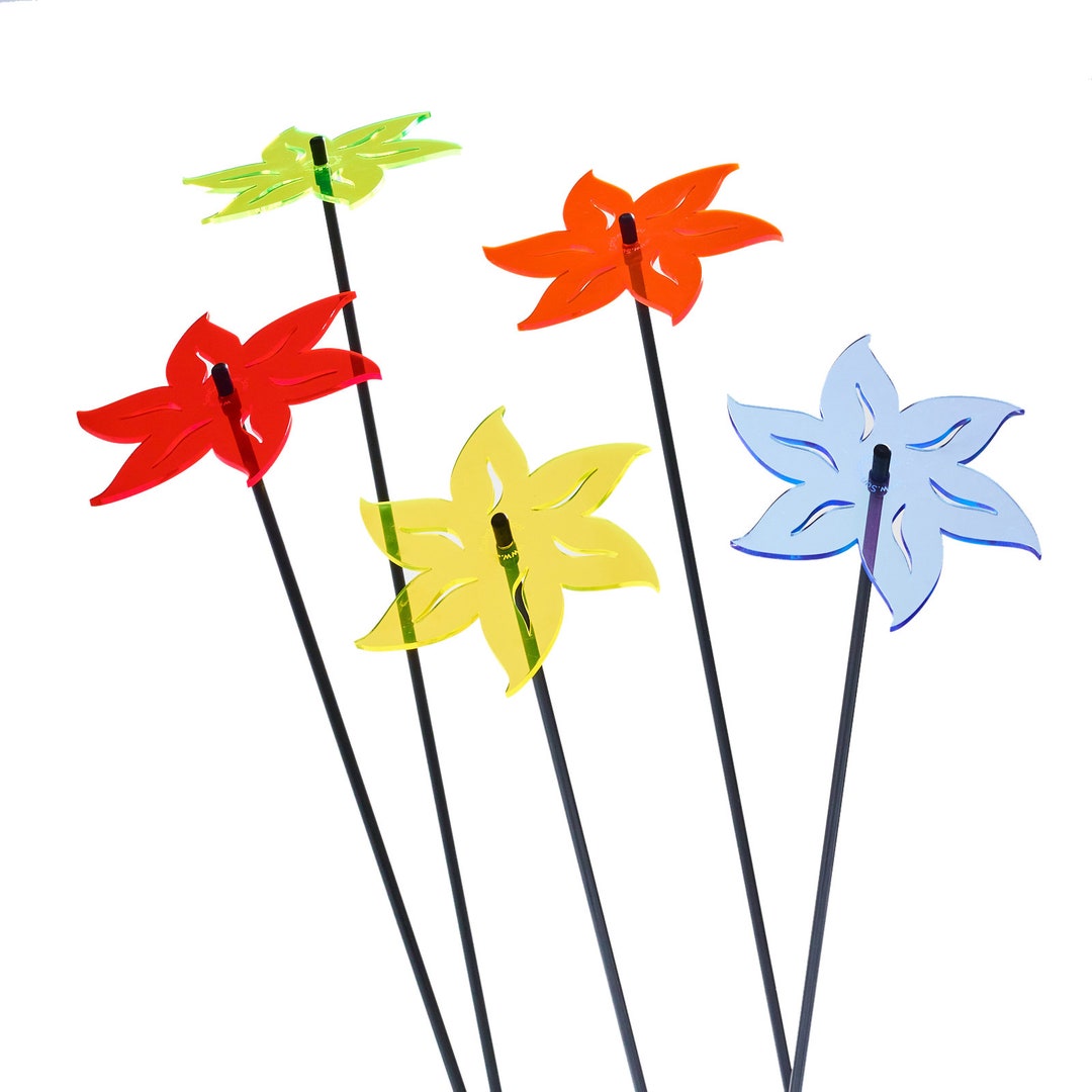Suncatcher Garden Decor Ornaments Lotus Set of 5 Large Etsy Denmark