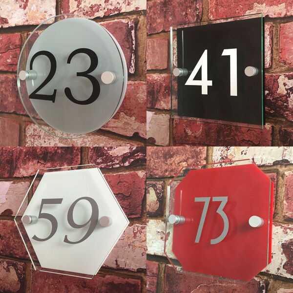 Door Number Plaques Etsy UK