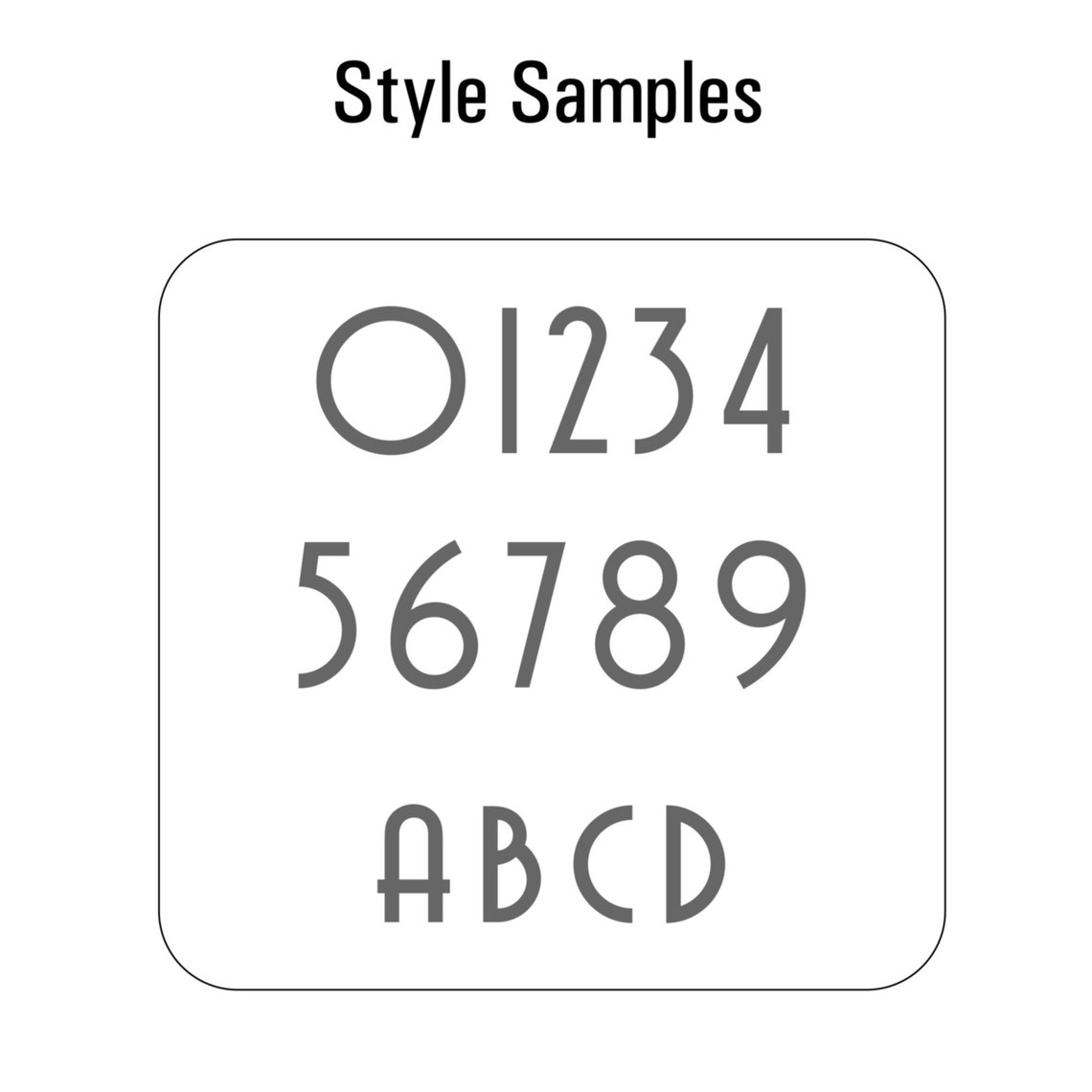 Designer HOUSE NUMBER 78'' / 20cm / 200mm Made Etsy Australia