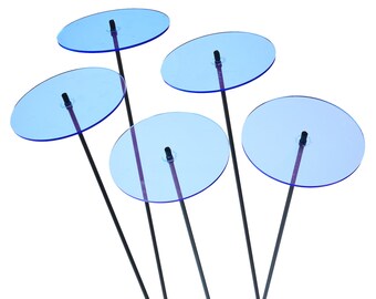 Large Garden Décor Ornaments Set Of 5 'Gatekeeper Butterflies' - -UK