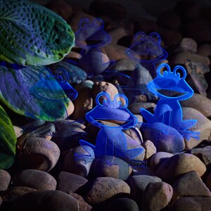 Happy Frogs SunCatcher Garden Decor Ornaments Set of 5 Fun Glowing Decorative Garden Stakes 15cm / 5.9 inches Outdoor Gardeners Gift image 8