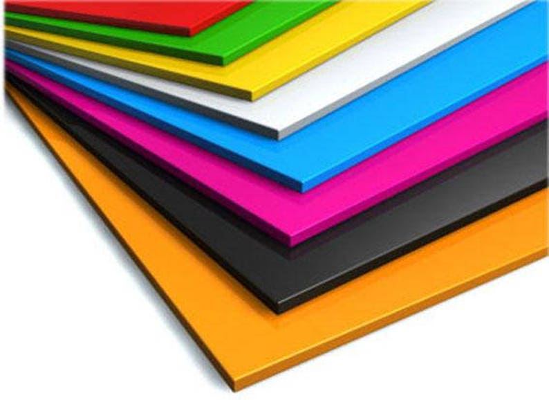 font colour: black 3mm A5 Acrylic sheet