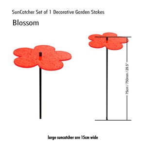 Dekorativer Gartenschmuck Blüte, Großer Leuchtender Outdoordekor