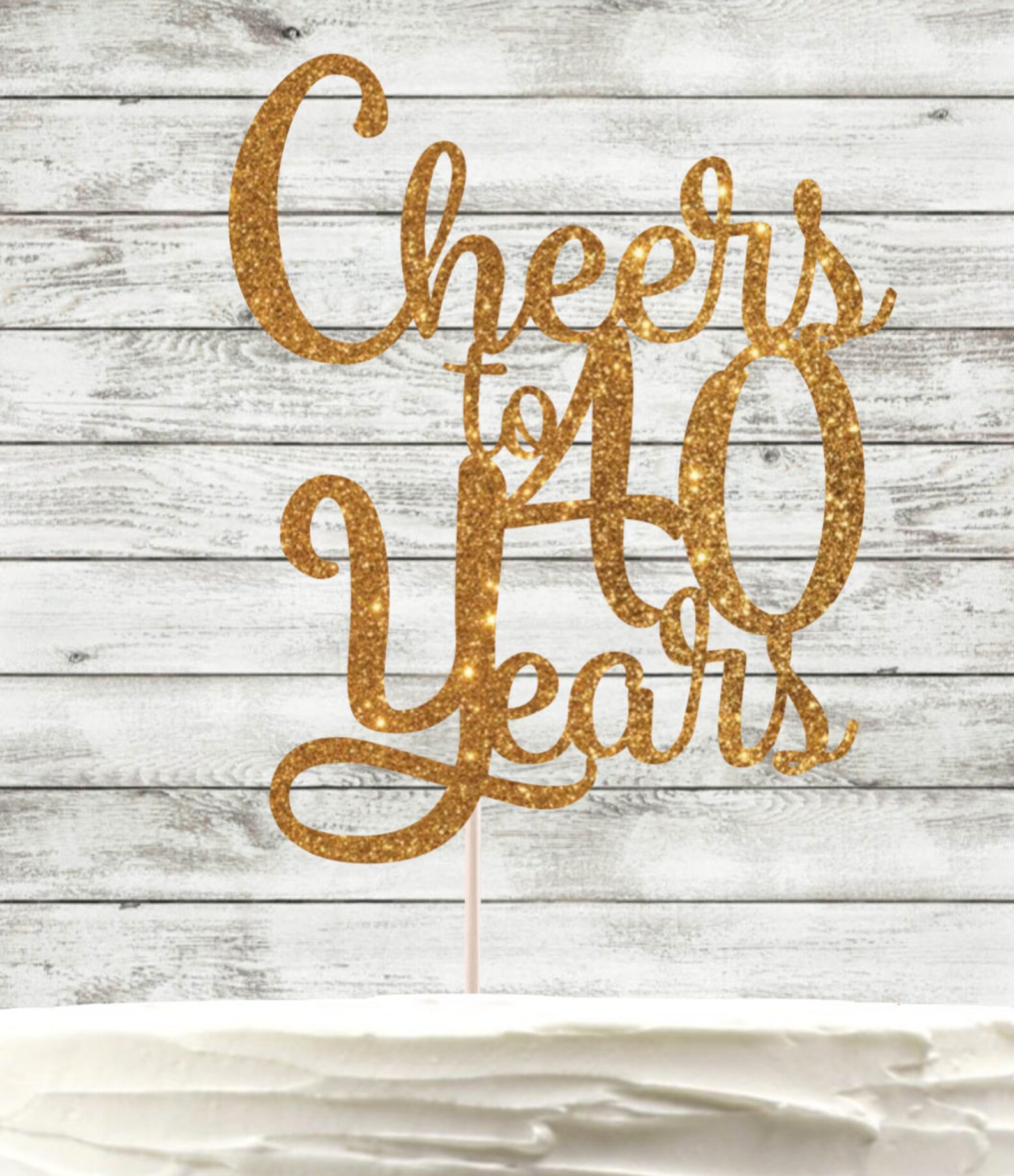 Cheers to the Years / Birthday Age / Cheers Anniversary Number Etsy