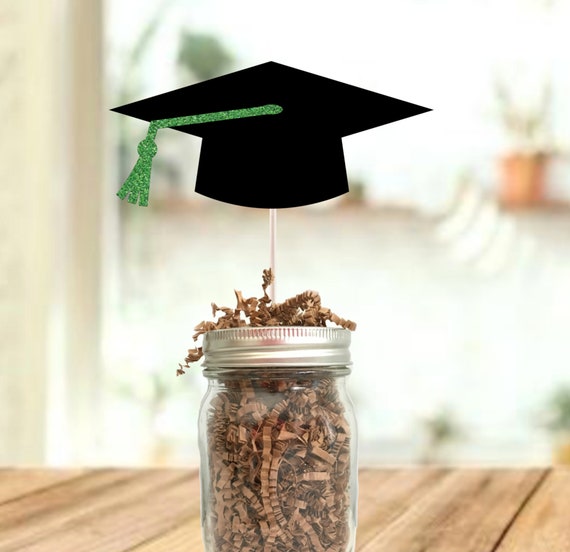 Graduation Cap Graduation Centerpiece High School Graduation Etsy