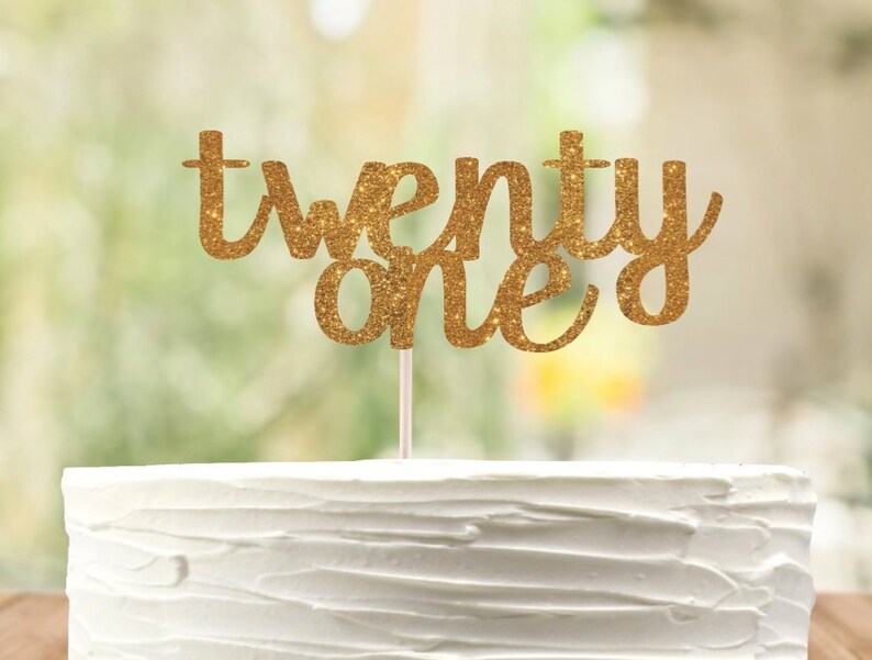 Number Birthday Cake Topper / Number Birthday Cupcake Topper / Etsy