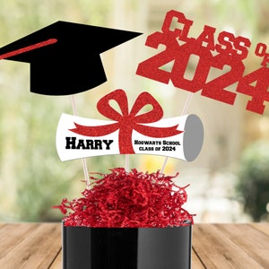 2024 Graduation Centerpiece / High School Graduation / College Graduation / Graduation Decorations /Personalized Grad / Class of 2024