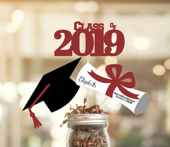 Graduation Centerpiece High School Graduation College Etsy