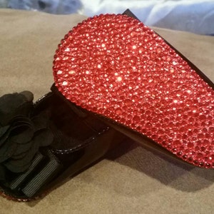Bling out your baby&#39;s shoes!! Custom embellished baby shoes!
