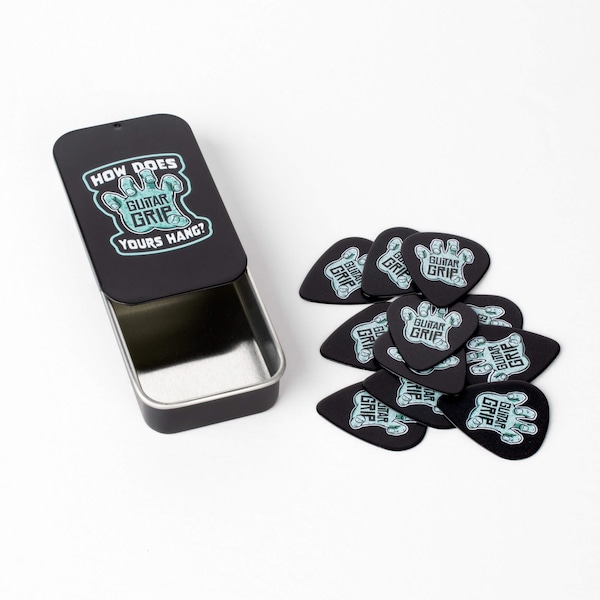 Custom Guitar Pick Tin Etsy