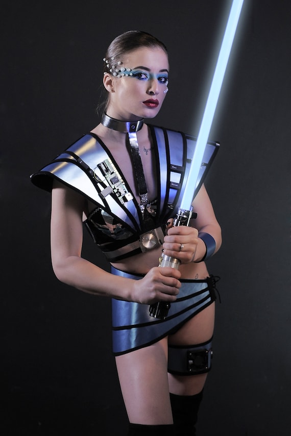 Sexy Iron Woman iron Costume futuristic Steampunck Iron Woman cyber Girl jedi Fantasy Sci fi Woman Etsy Canada