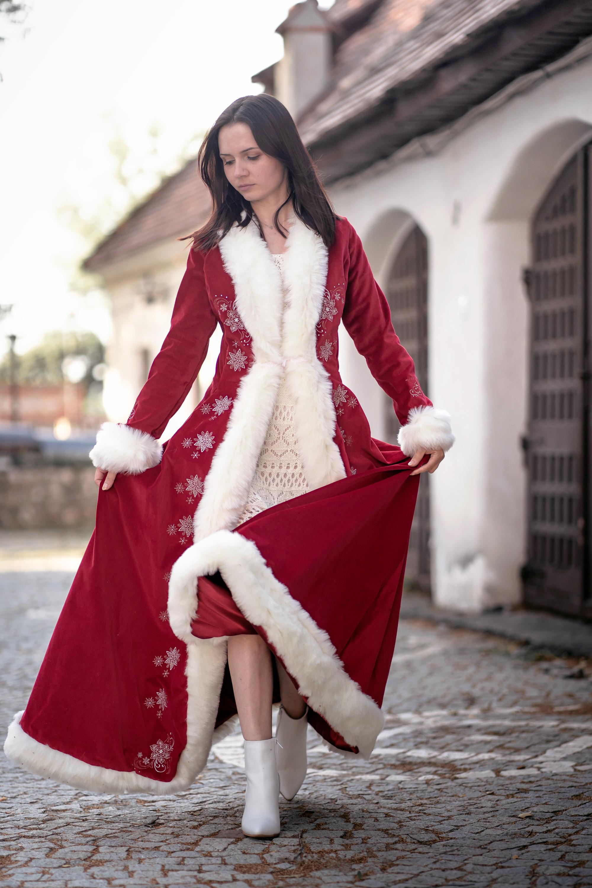 blue mrs claus dress Santa Clause Costume - Blue Christmas
