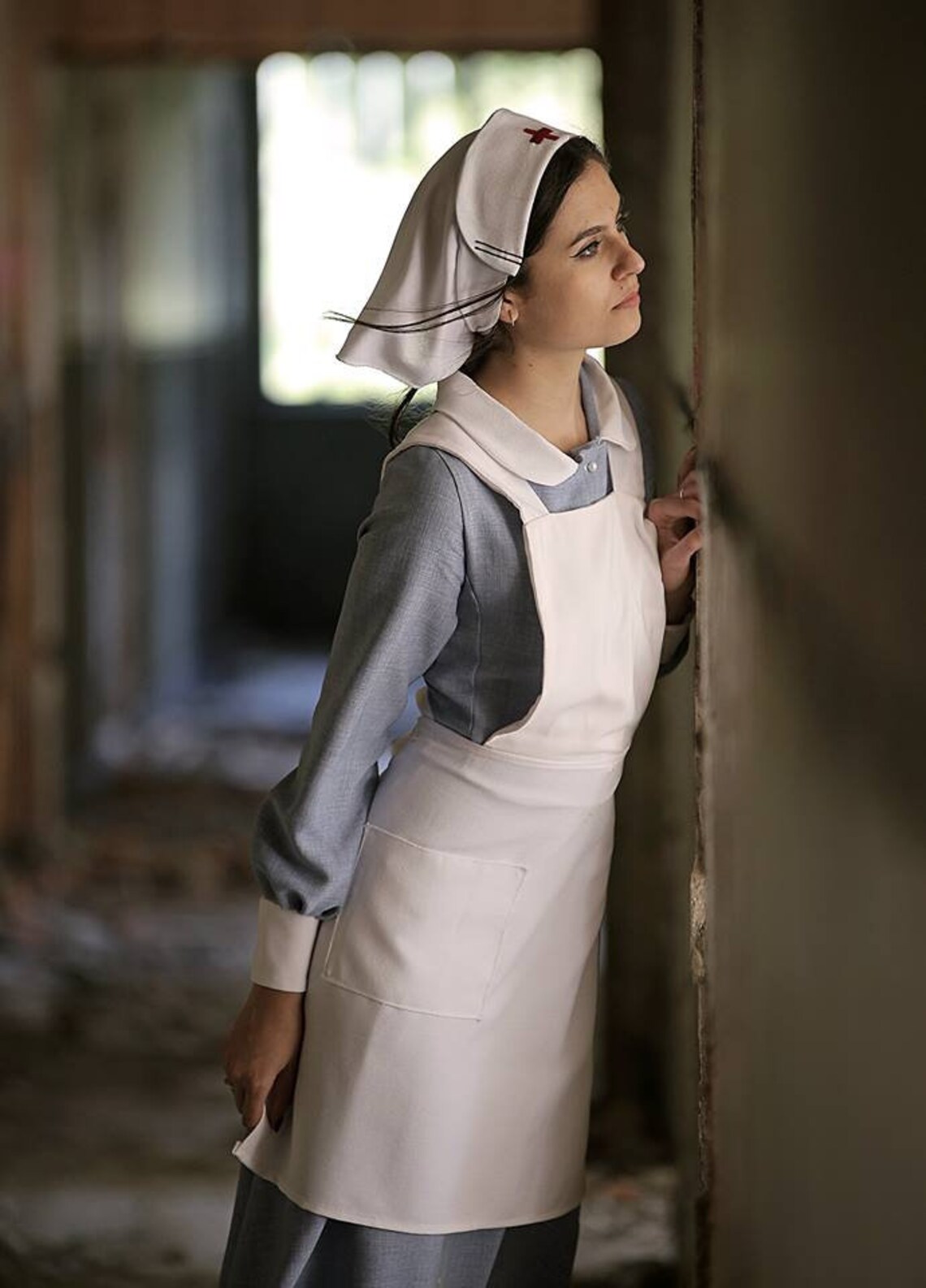 War nurse uniform/WW2 red cross nurse costume cosplay Etsy