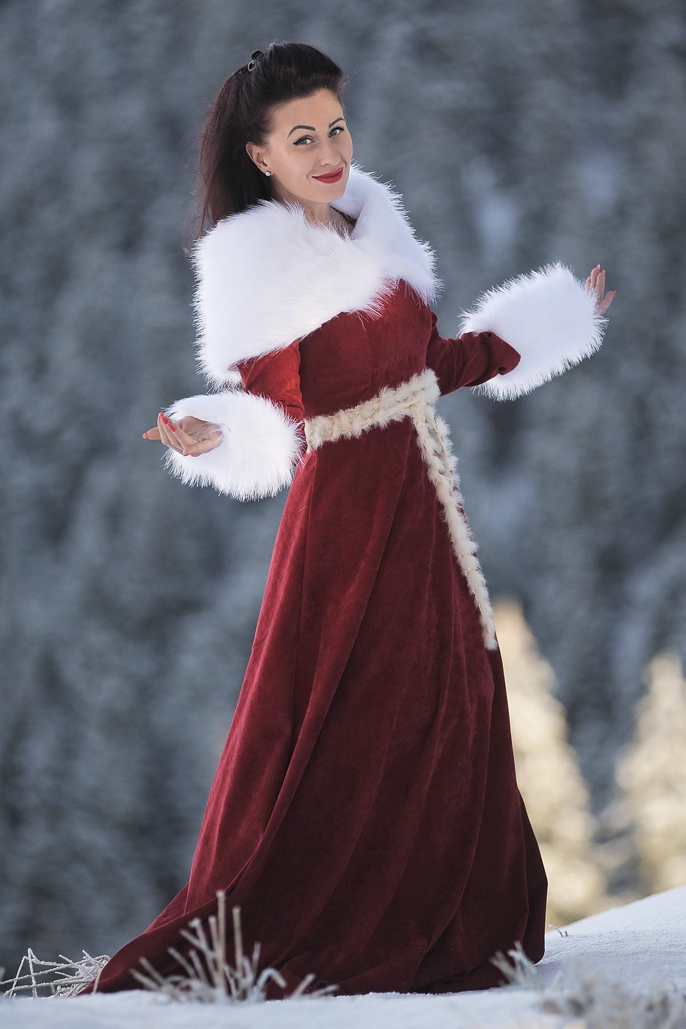 mrs clause dress