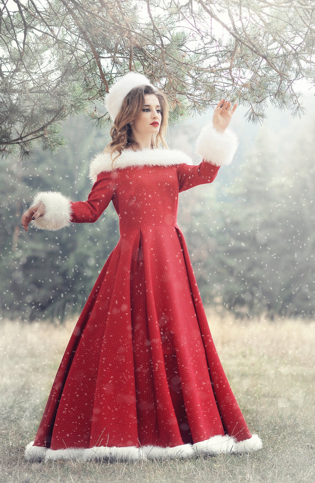 red christmas dresses for women