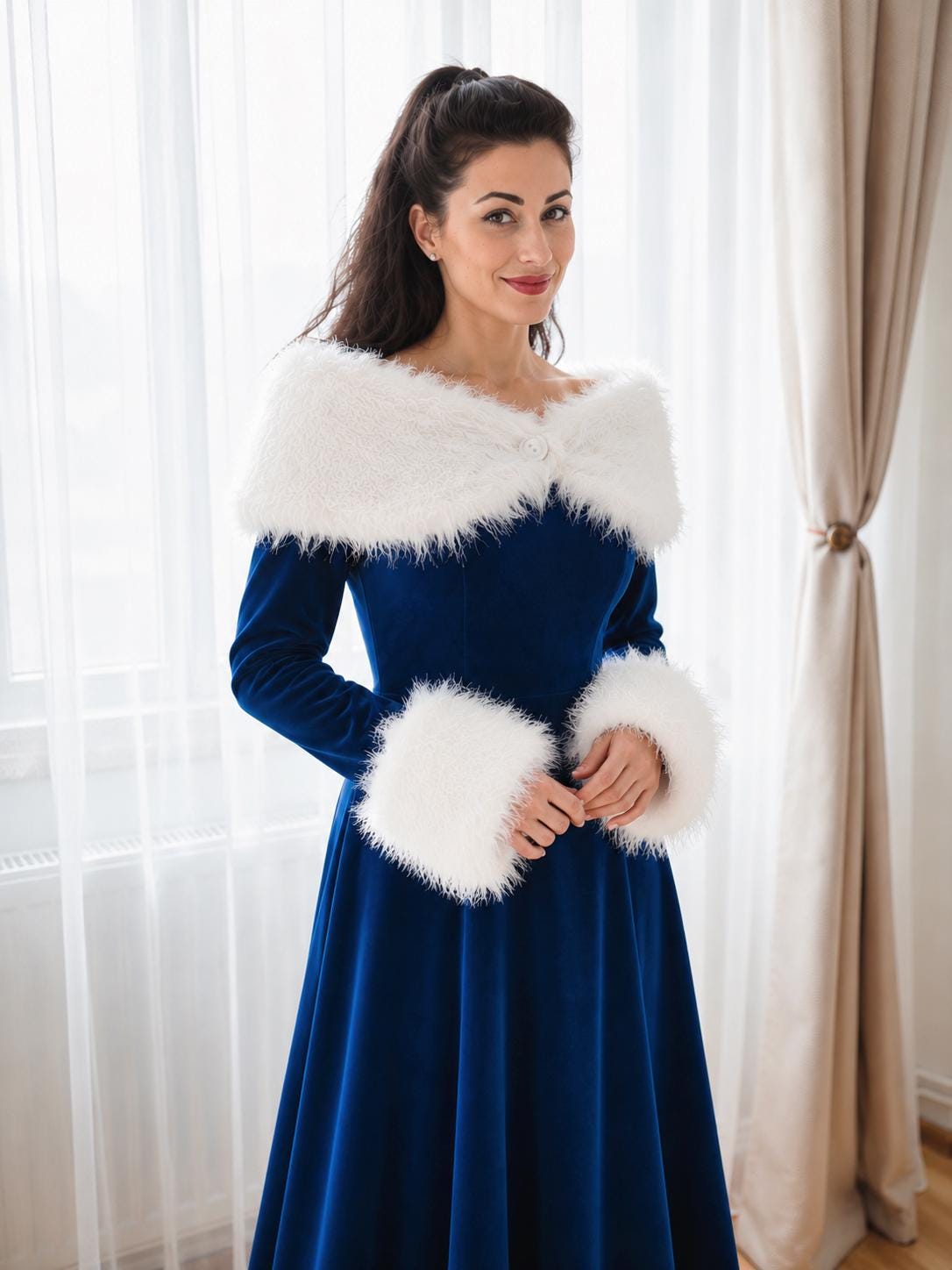 blue mrs claus dress Velvet Mrs. Maxi Color:Black/Blue Good ol Mrs size_chart_clothing 2000s Vintage Pink Mesh
