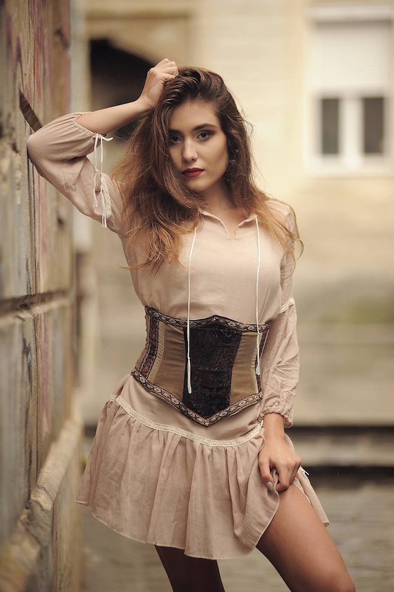 The Baroque/gothic/medieval Under Bust Corset and Dress 