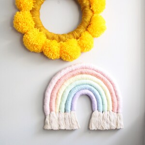 SUNSHINE Fiber Art Wall Hanging Sunny image 5