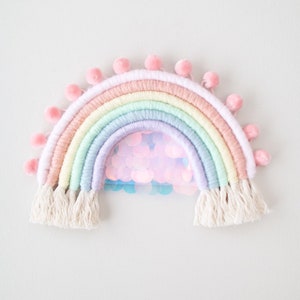 Fiber Rainbow Mini Starlite Bow Wall Hanging image 2