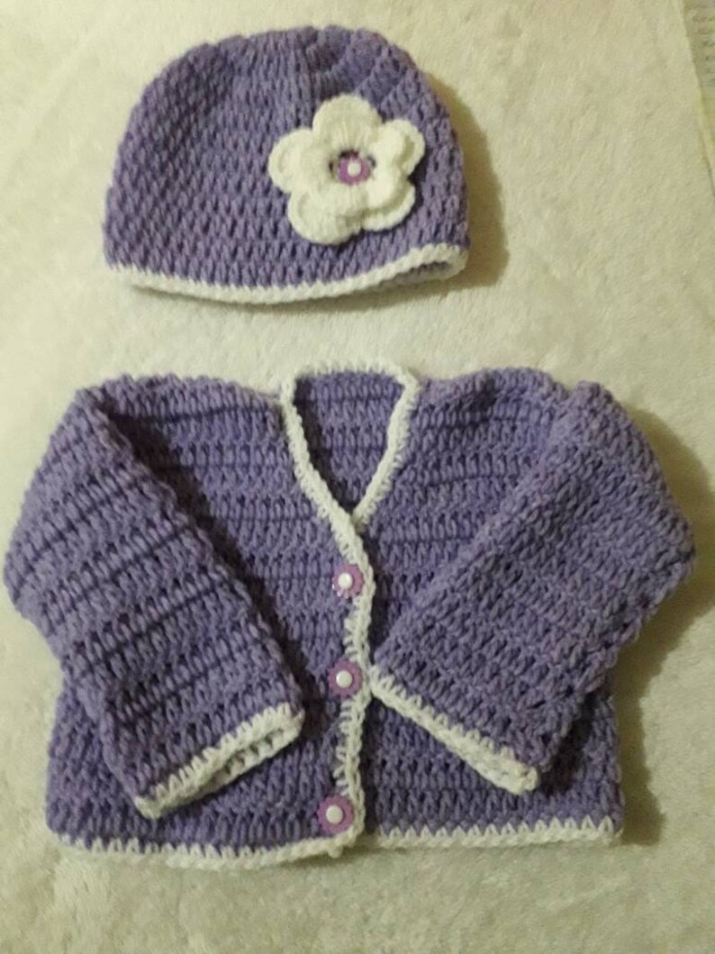 Newborn baby sweater sweater and hat baby sweater girl baby sweater newborn sweater ready to ship