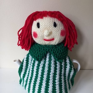 Bosco tea cosy, Bosco knitted tea cosy, knitted tea cosy , 4-6 tea cup cosy, ready to ship