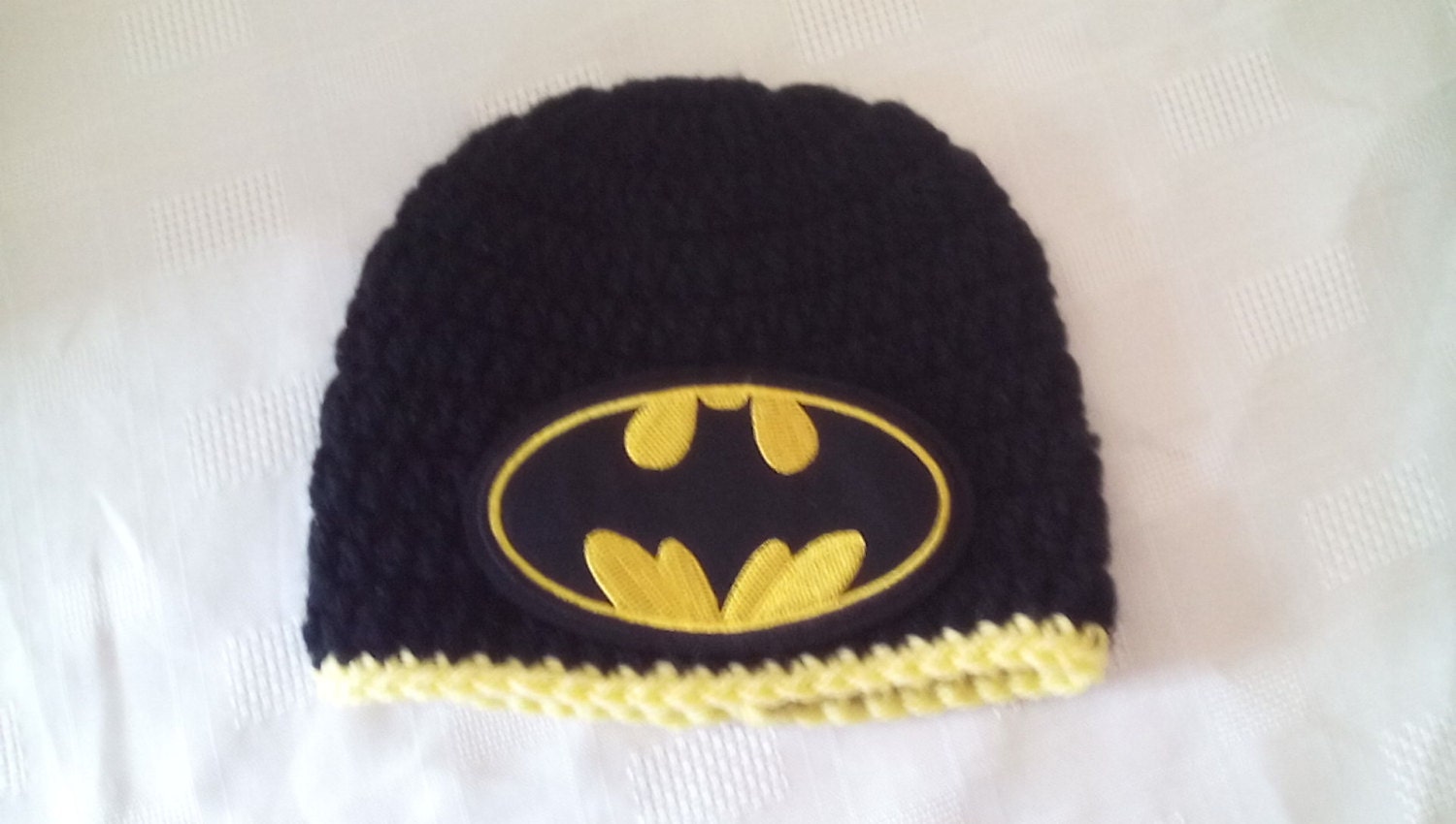 Crochet batman hat baby batman hat newborn batman hat Etsy