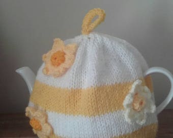 Knitted tea cosy ,small tea cosy, cake tea cosy, tea cosy, medium tea cosy, ready to ship