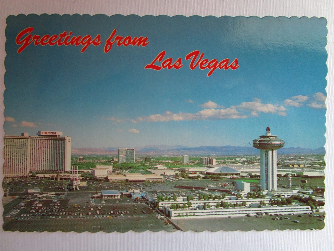 Vintage Las Vegas. Las Vegas Gift Set. Casino Memorabilia. Etsy