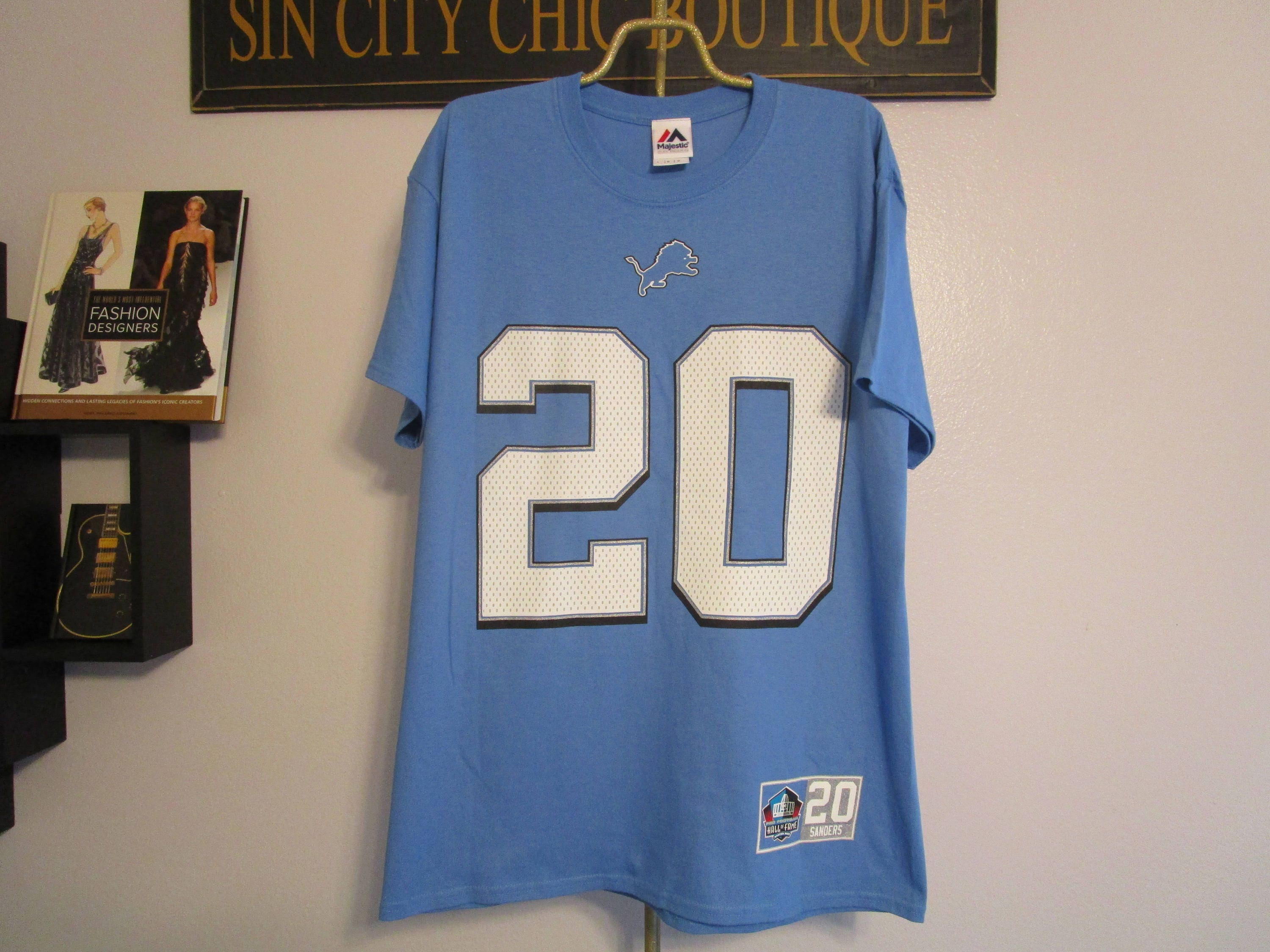 barry sanders hall of fame jersey
