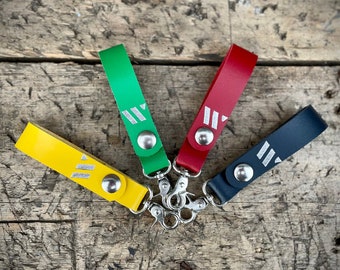 Leather Key Fob, Leather Keyring, Leather Key Lanyard