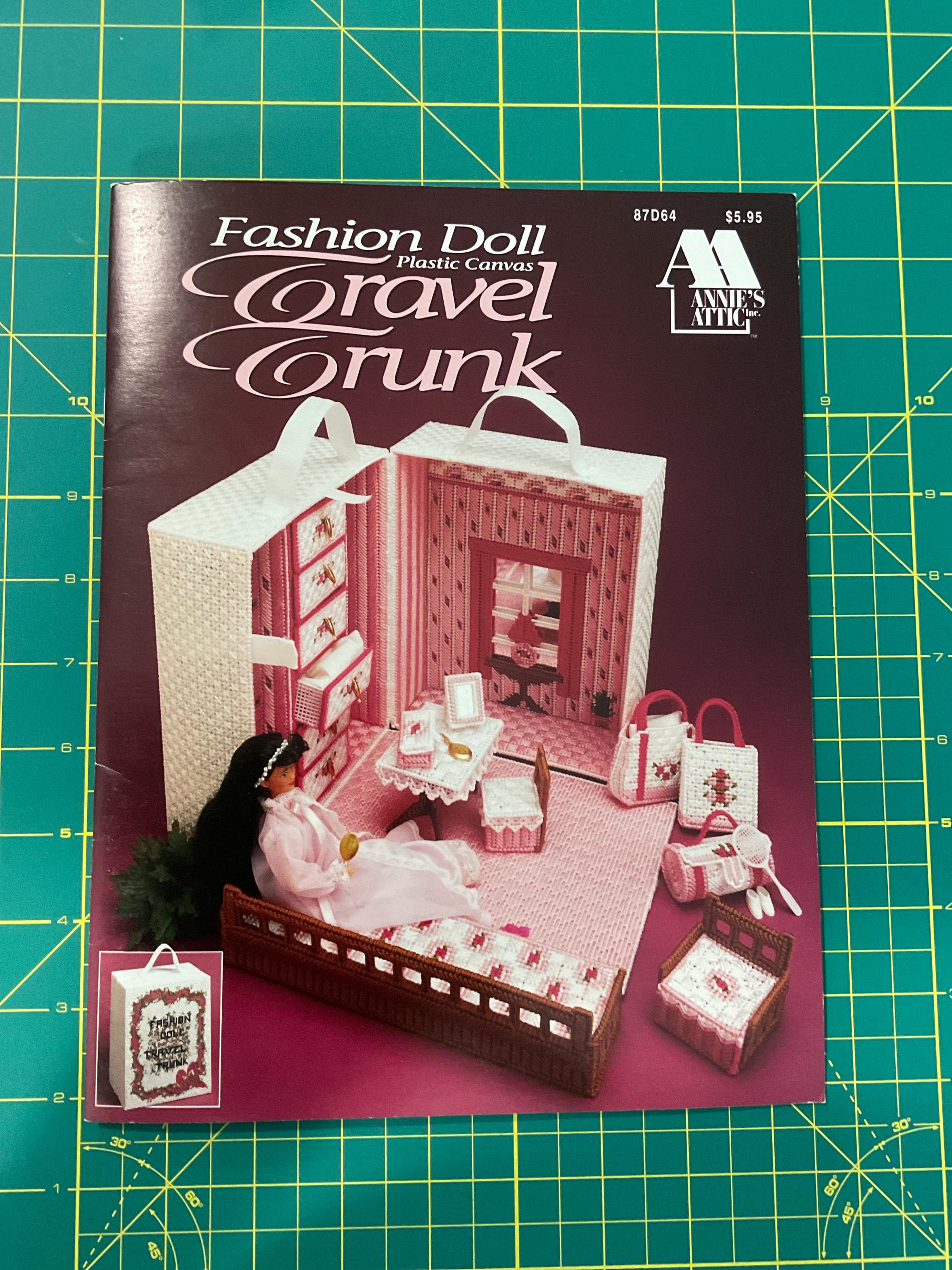 30 Annie’s Attic Crochet Patterns to Explore for Gifts, Decor, and Vintage Charm 3 Fashion Doll Travel Trunk