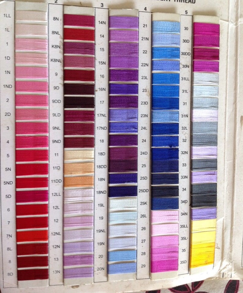 Threadart Color Chart