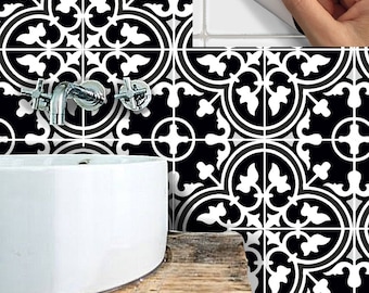 Tile Stickers Vinyl Decal WATERPROOF REMOVABLE for kitchen bath wall floor M027B