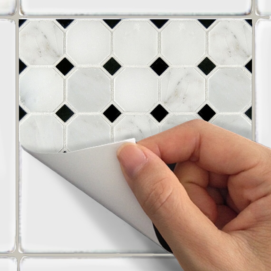 Wall Tile Decals Vinyl Sticker WATERPROOF Wallpaper for Etsy