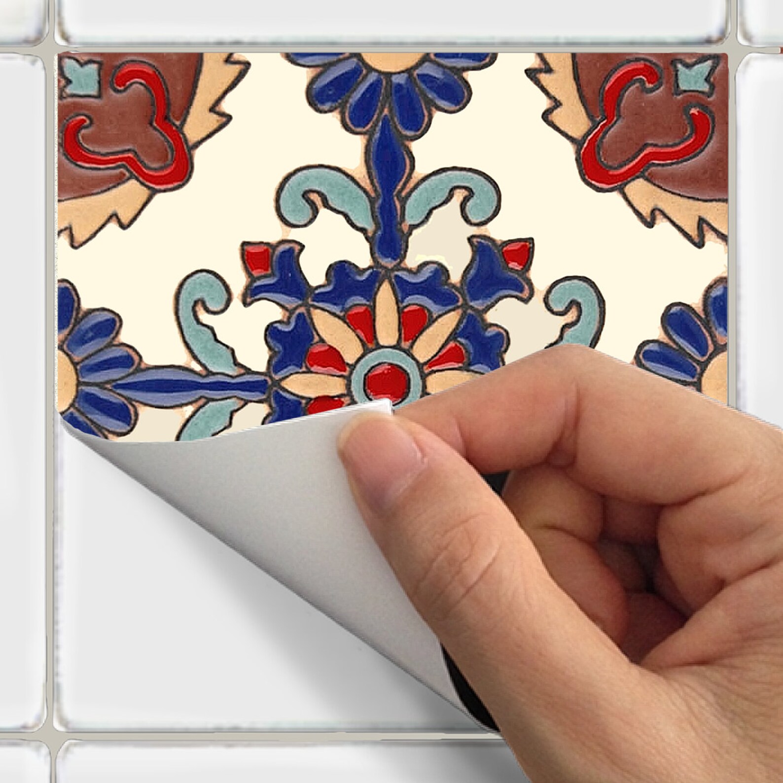 Tile Stickers Removable Decal for Kitchen Bathroom or Floor Etsy