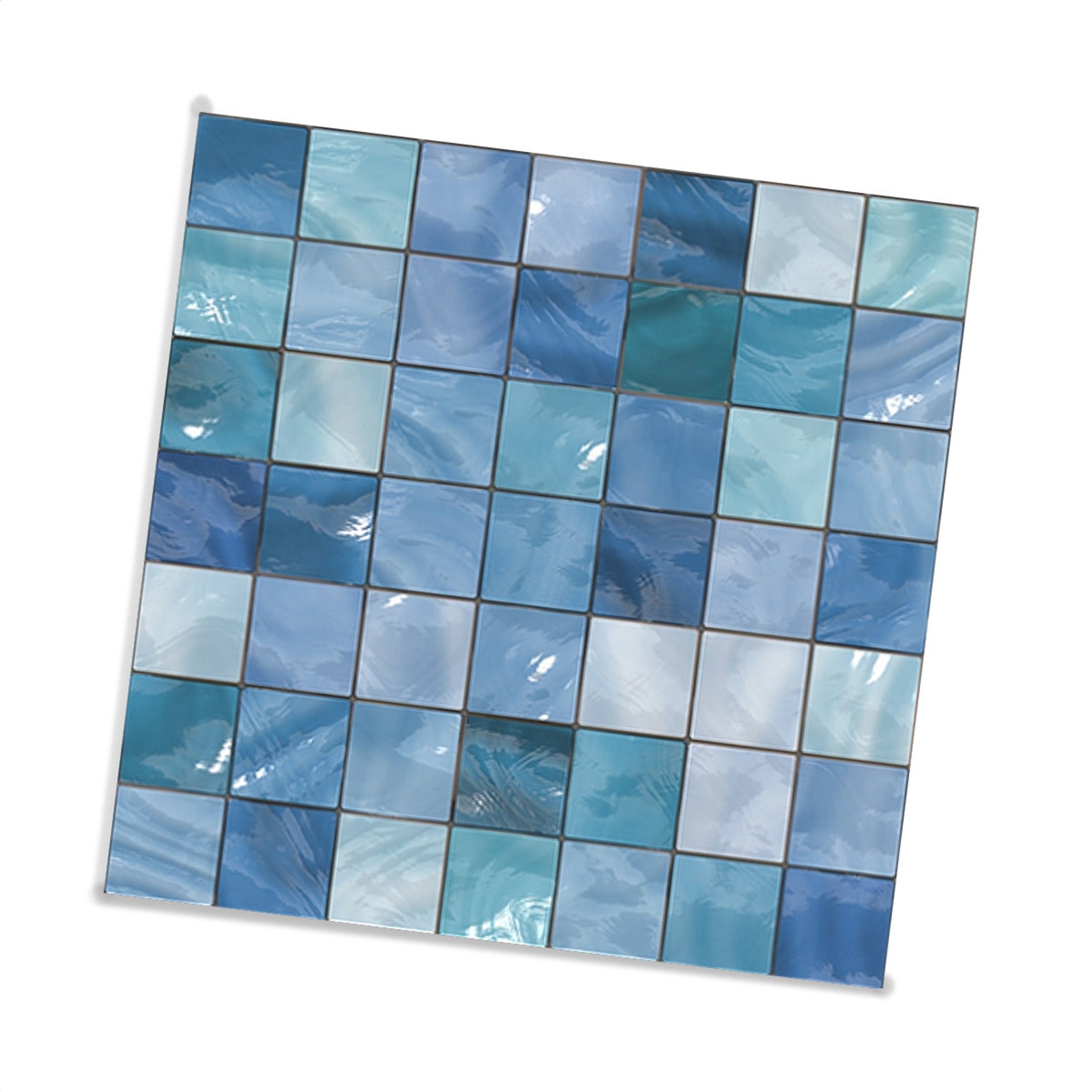 Wall Tile Decals Vinyl Sticker WATERPROOF Wallpaper for Etsy