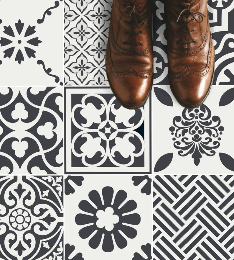 Tile Stickers Vinyl Decal WATERPROOF REMOVABLE for Kitchen Etsy Canada