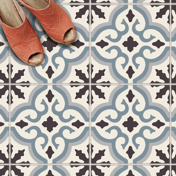 Tile Sticker Kitchen, bath, floor, wall Waterproof & Removable Peel n Stick: A65