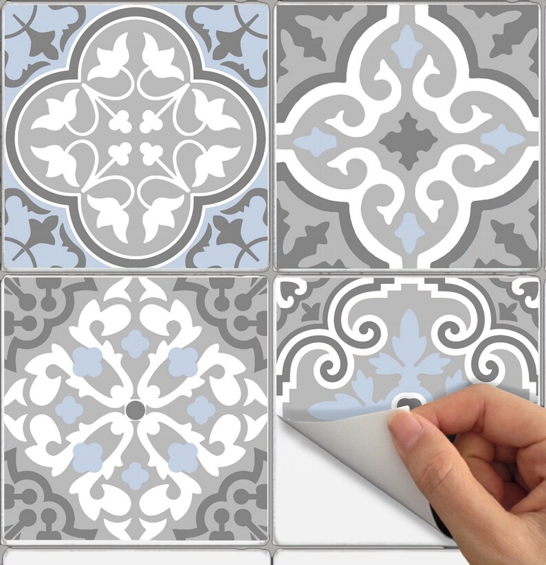 etsy vinyl tile stickers