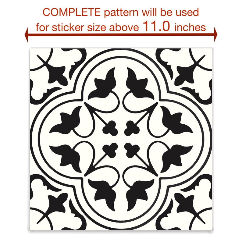 Tile Decals Stickers for Kitchen Backsplash Floor Bath Removable Waterproof: M024b image 6