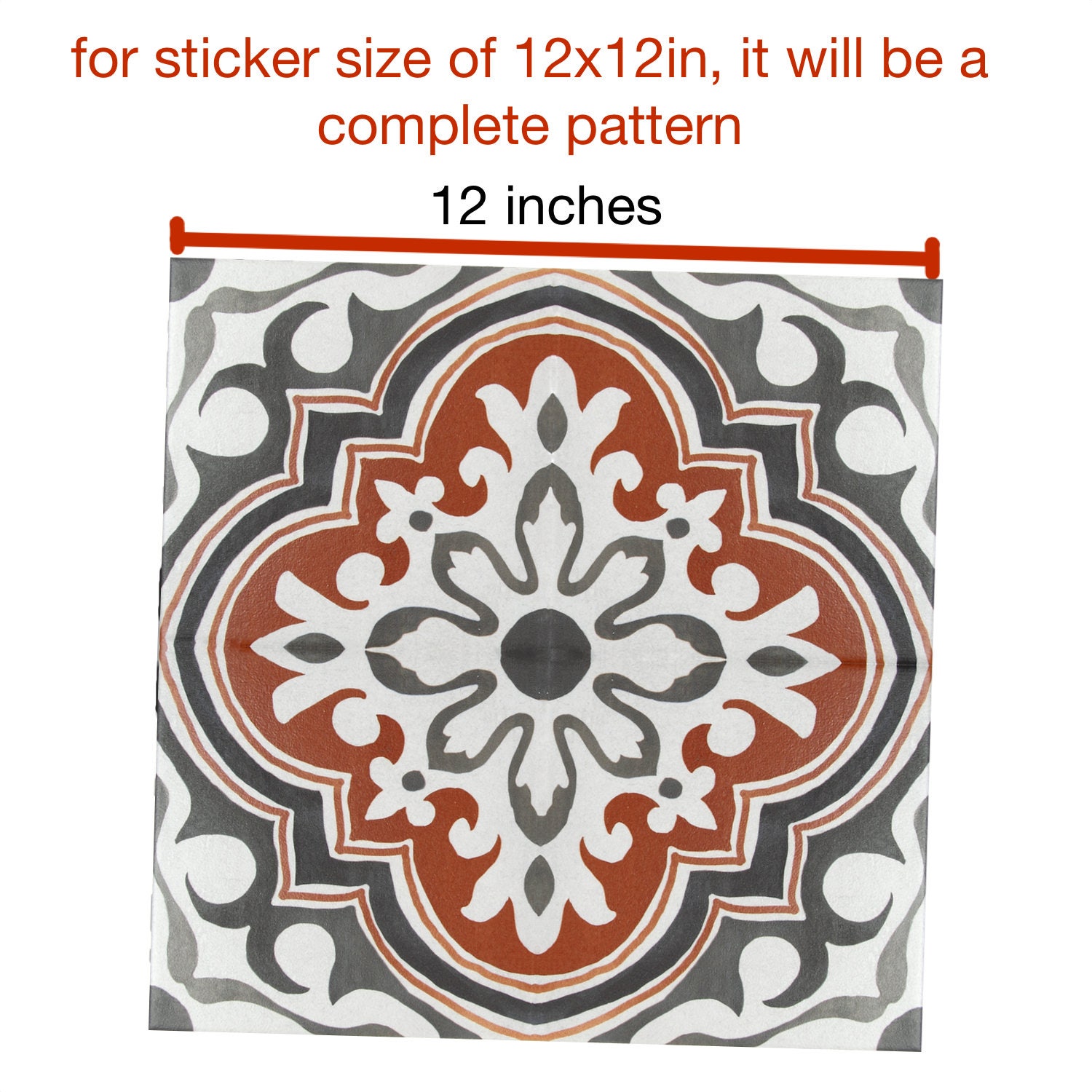 Floor Tile Stickers Vinyl Decal WATERPROOF REMOVABLE for Etsy