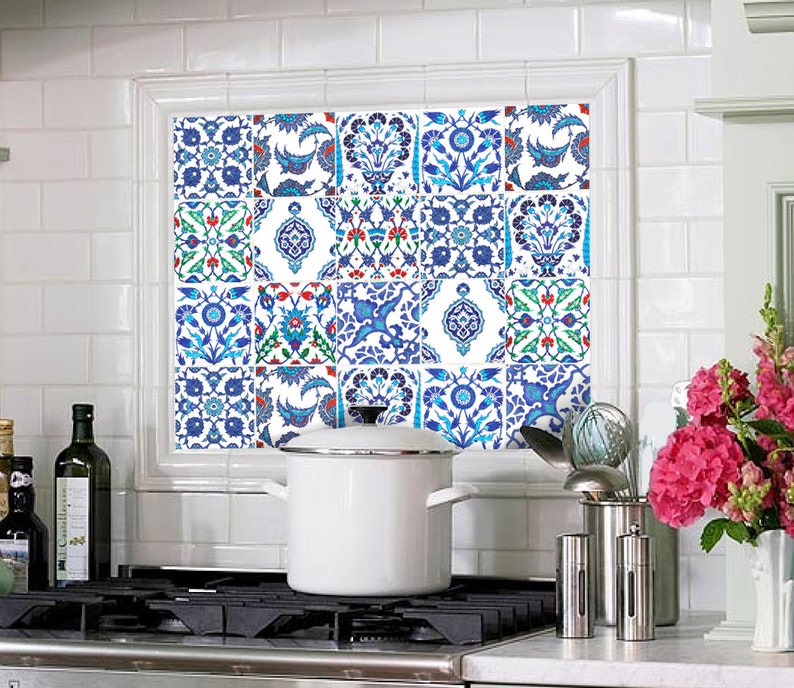 Tile Stickers Vinyl Decals for Backsplash Kitchen or Bath or Etsy UK
