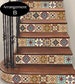 15steps Stair Riser Vinyl Strips Removable Sticker Peel & Stick : Spanish Mexican TR003B 